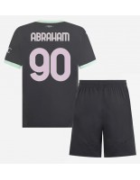 AC Milan Tammy Abraham #90 Kolmaspaita Lasten 2024-25 Lyhythihainen (+ shortsit)